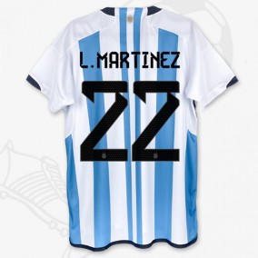 Argentina Lisandro Martinez 22 2023/2024 Hjemmebanetrøje